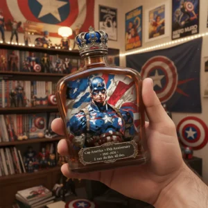 Captain America 85th Anniversary 1941-2026 I can do this all day Whiskey Decanter