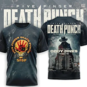 Five Finger Death Punch 20th Anniversary World Tour 2026 T-Shirt