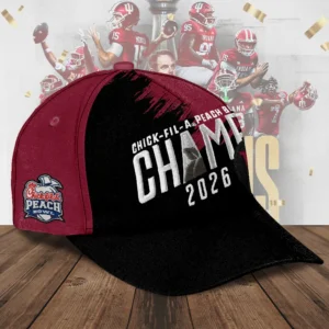 Indiana Hoosiers Chick-fil-A Peach Bowl Champs 2026 Cap
