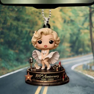 Marilyn Monroe 100th Anniversary 1926 - 2026 Car Hanging Ornament