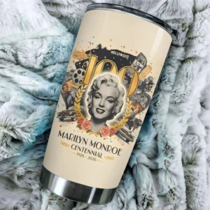 Marilyn Monroe 100th Anniversary Centennial 1926-2026 Tumbler