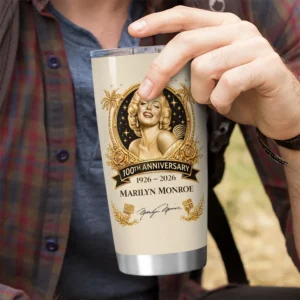 Marilyn Monroe 100th Anniversary Centennial 1926-2026 Tumbler