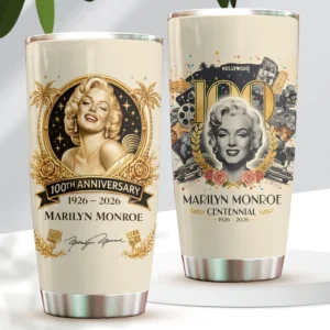 Marilyn Monroe 100th Anniversary Centennial 1926-2026 Tumbler