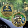 Seattle Seahawks 50th Anniversary 1976-2026 Super Bowl XLVIII Champions Car Hanging Ornament