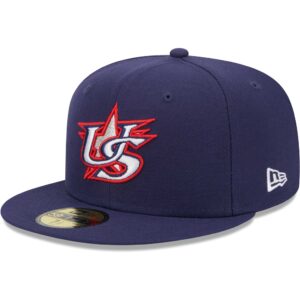 Team USA World Baseball Classic Fitted Navy Hat