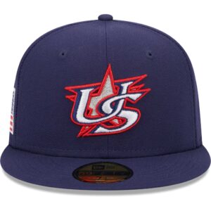 Team USA World Baseball Classic Fitted Navy Hat