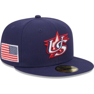 Team USA World Baseball Classic Fitted Navy Hat