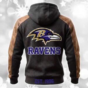 Baltimore Ravens 30th Anniversary Zip Hoodie