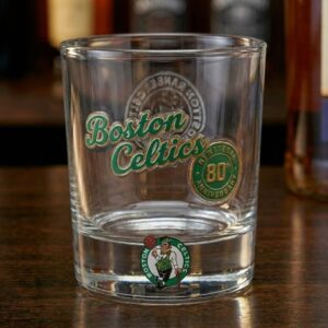 Boston Celtics 80th Anniversary Whiskey Glass