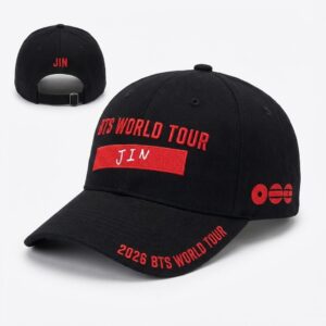 BTS JIN 2026 World Tour Baseball Cap