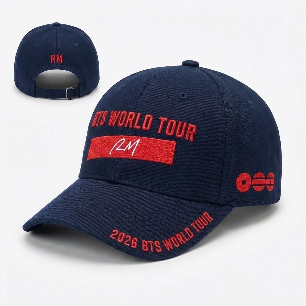 BTS RM 2026 World Tour Baseball Cap - LeagueLockerGear
