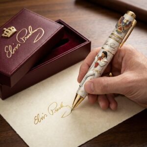 20260119 elvis presley the king of rock and roll commemorative signature collectible pen 1