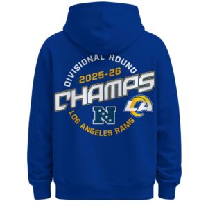 Los Angeles Rams Divisional Round Champs 2025-26 Hoodie