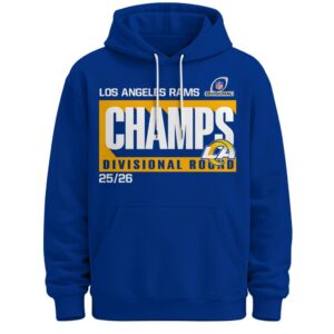 Los Angeles Rams Divisional Round Champs 2025-26 Hoodie