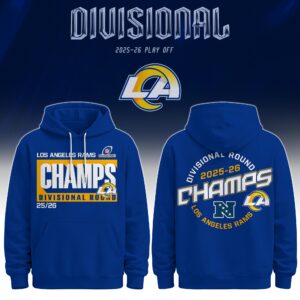 Los Angeles Rams Divisional Round Champs 2025-26 Hoodie