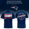 New England Patriots 2025-26 Divisional Round Champs T-Shirt