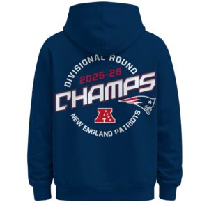 New England Patriots Divisional Round Champs 2025-26 Play Off Hoodie