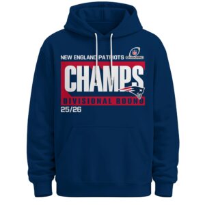 New England Patriots Divisional Round Champs 2025-26 Play Off Hoodie