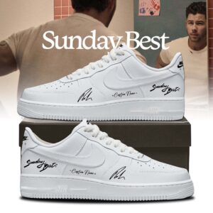 Nick Jonas Sunday Best Signed Custom Name Nike Air Force 1