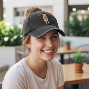 Aloka The Peace Dog Embroidered Dad Hat
