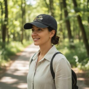 Buddhist Monks Walk for Peace Embroidered Hat