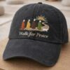 Buddhist Monks Walk for Peace Embroidered Hat