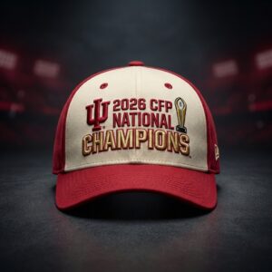 Indiana Hoosiers 2026 CFP National Champions Cap