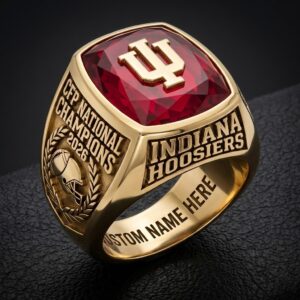 Indiana Hoosiers 2026 CFP National Champions Championship Ring