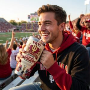Indiana Hoosiers 2026 CFP National Champions Victory Edition Yeti Tumbler