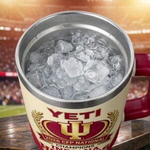 Indiana Hoosiers 2026 CFP National Champions Victory Edition Yeti Tumbler