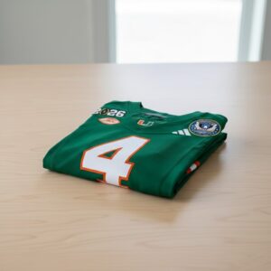 Miami Hurricanes Bain Jr. #4 2026 250th Anniversary Football Jersey
