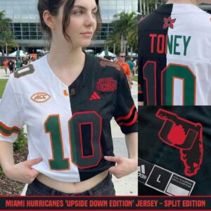 Miami Hurricanes Bain Jr. #4 2026 250th Anniversary Football Jersey