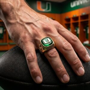 Miami Hurricanes CFP National Champions 2026 Championship Ring