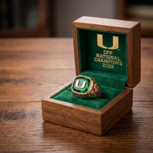 Miami Hurricanes CFP National Champions 2026 Championship Ring