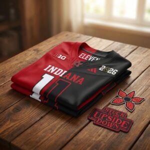 Customize Stranger Things Indiana Eleven Upside Down 2026 Football Jersey