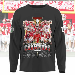 Indiana Hoosiers 2026 CFP National Champions Long Sleeve Shirt