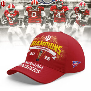 Indiana Hoosiers CFP National Champions 2026 Cap