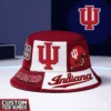 Indiana Hoosiers Go Big Red Custom Number Bucket Hat