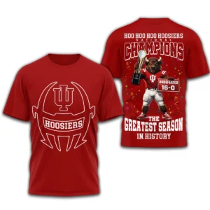 Indiana Hoosiers National Champions Undefeated The Greatest Season In History T-Shirt