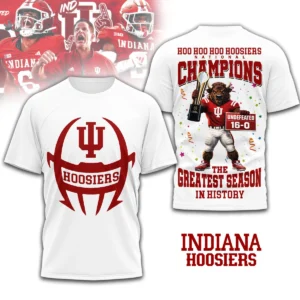 Indiana Hoosiers National Champions Undefeated The Greatest Season In History T-Shirt