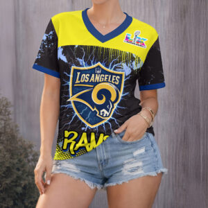 Los Angeles Rams Super Bowl LIX Rams House Football Jersey