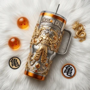 Dragon Ball Anniversary 3D Embossed YETI Tumbler