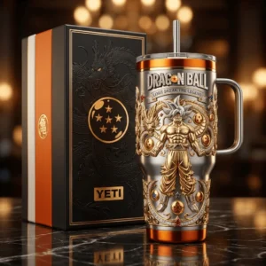 Dragon Ball Anniversary 3D Embossed YETI Tumbler