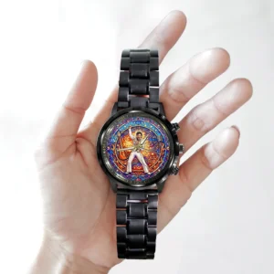 Elvis Presley Stained Glass Art Watch
