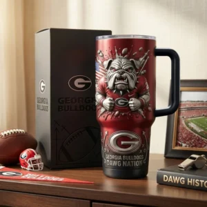 Georgia Bulldogs Dawg Nation Tumbler With Handle