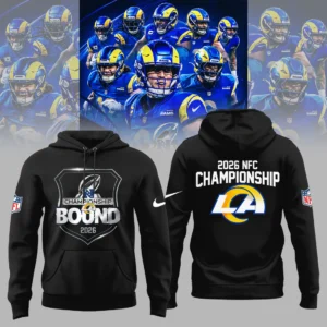 Los Angeles Rams 2026 NFC Championship Bound Hoodie