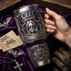 Ozzy Osbourne Prince of Darkness The Madman's Journey Tumbler
