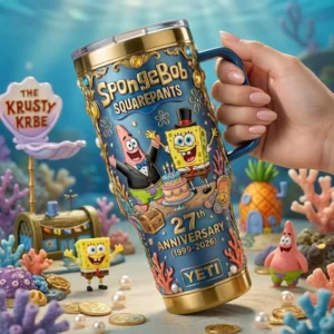 SpongeBob SquarePants 27th Anniversary 1999-2026 YETI Tumbler