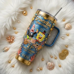 SpongeBob SquarePants 27th Anniversary 1999-2026 YETI Tumbler