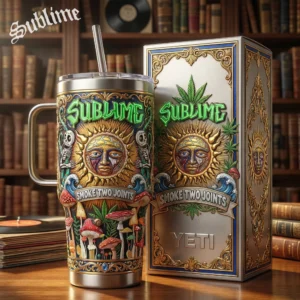Sublime Smoke Two Joints Tumbler with Handle